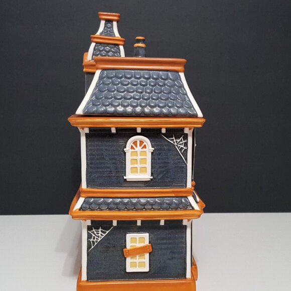 Pottery Barn Haunted House Stoneware Candy Bowl - Thumbnail 3